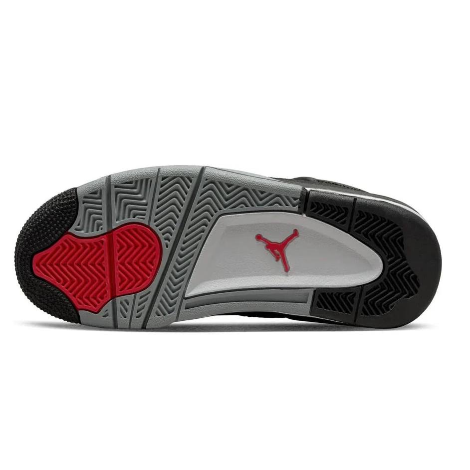Black Air GS Jordan 4 Retro Canvas 0611